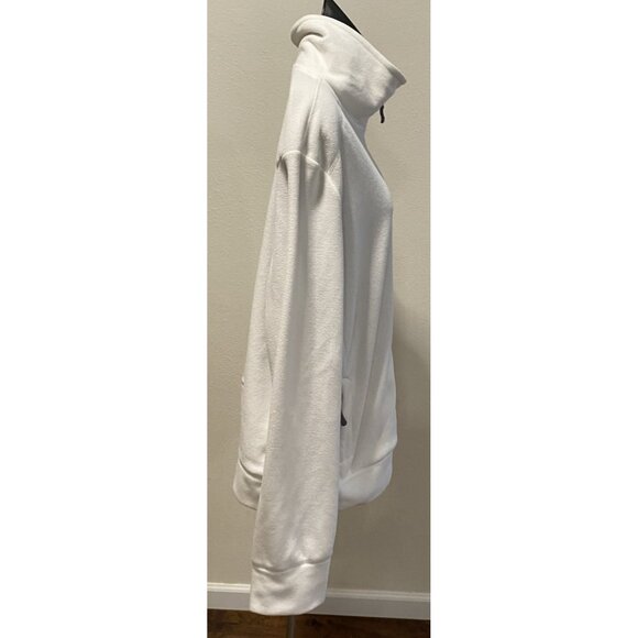 Danskin Now Jacket Womens Size XL(16/18) White Long Sleeves Zippered Pockets - Picture 8 of 11